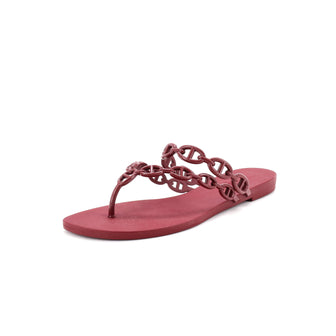 Hermes Women's Chaine d'Ancre Island Sandals Rubber