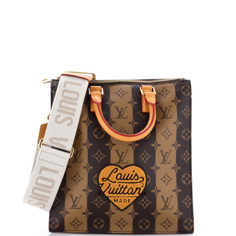 Louis Vuitton Nigo Sac Plat Cross Limited Edition Stripes Monogram Canvas