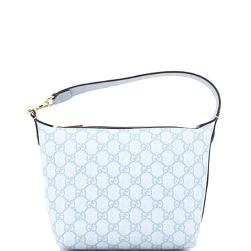 Gucci Ophidia Zip Shoulder Bag GG Coated Canvas Super Mini
