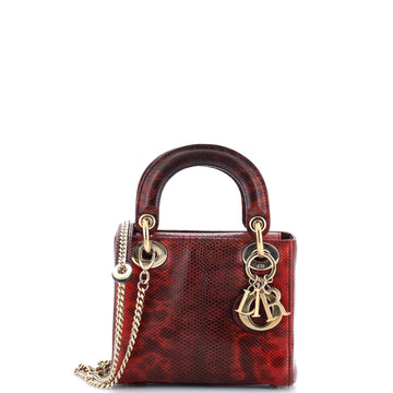 Christian Dior Lady Dior Chain Bag Karung Mini