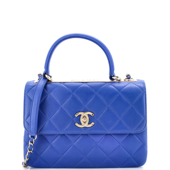 Chanel Trendy CC Top Handle Bag Quilted Lambskin Small