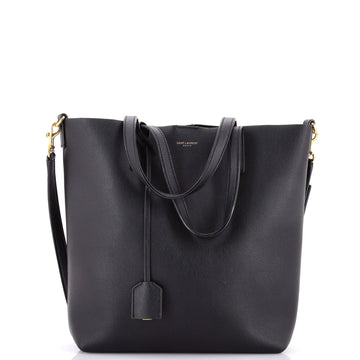 Saint Laurent Shopper Tote Leather Toy
