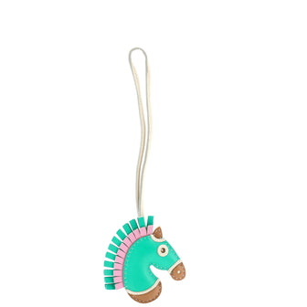Hermes GeeGee Camail Bag Charm Leather