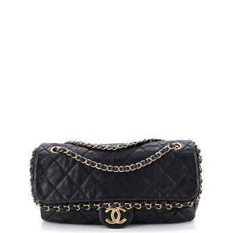 Chanel Chain Me Flap Bag Quilted Calfskin Medium