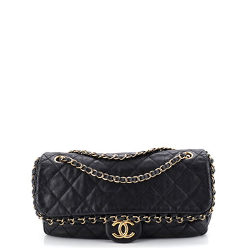 Chanel Chain Me Flap Bag Quilted Calfskin Medium