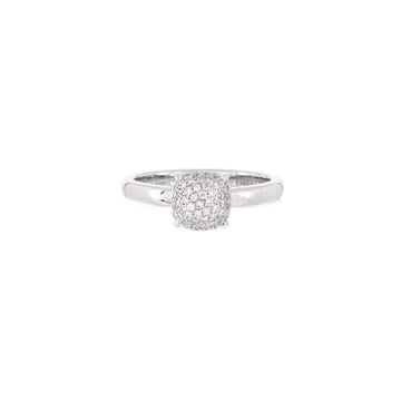 Tiffany & Co. Paloma Picasso Sugar Stacks Ring 18K White Gold with Diamonds 7mm