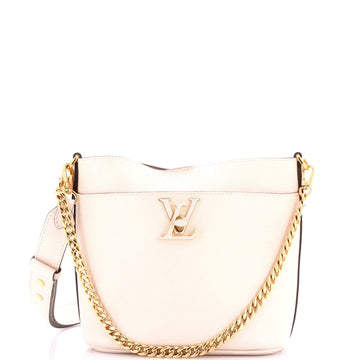 Louis Vuitton Lock and Walk Bucket Bag Leather