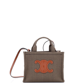 Celine Cabas Thais Tote Tweed Small