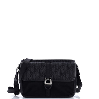 Christian Dior Dior 8 Messenger Bag Oblique Canvas with Mesh Small