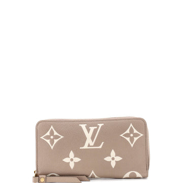 Louis Vuitton Zippy Wallet Bicolor Monogram Empreinte Giant