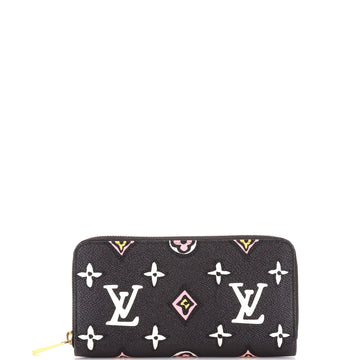 Louis Vuitton Zippy Wallet Wild at Heart Monogram Giant