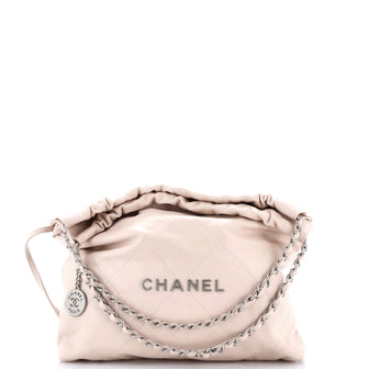Chanel 22 Chain Hobo Quilted Calfskin Medium