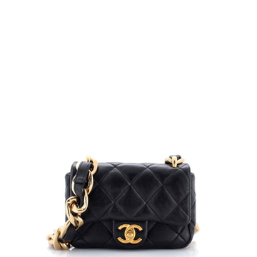 Chanel Funky Town Flap Bag Quilted Lambskin Mini