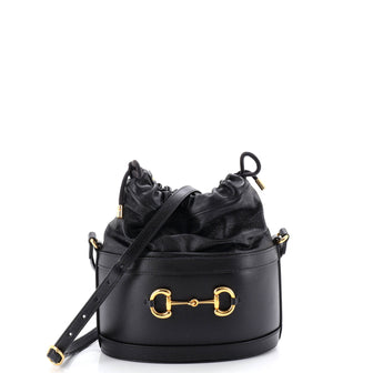 Gucci Horsebit 1955 Bucket Crossbody Bag Leather Small