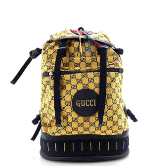 Gucci Alpina Trekking Backpack Embroidered GG Canvas Large