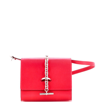 Hermes Chaine d'Ancre Compact Wallet on Strap Chevre Chamkila