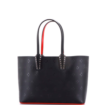 Christian Louboutin Cabata East West Tote Embossed Leather Small