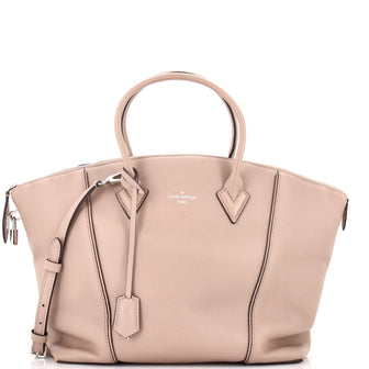 Louis Vuitton Soft Lockit Handbag Leather MM