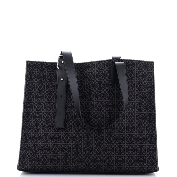 Loewe Buckle Handle Tote Anagram Jacquard Horizontal 400369
