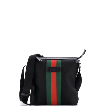 Gucci Web Messenger Bag Techno Canvas Small