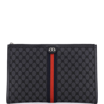 Balenciaga x Gucci The Hacker Project Laptop Pouch BB Canvas