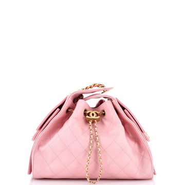 Chanel 25 Hobo Bag Quilted Caviar Small