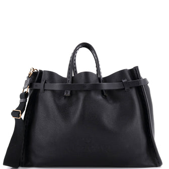 Valentino Garavani Belted Weekender Tote Leather Medium