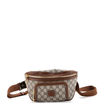 Gucci Interlocking G Patch Belt Bag GG Coated Canvas Large