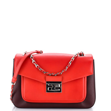 Fendi Be Baguette Flap Bag Leather Medium