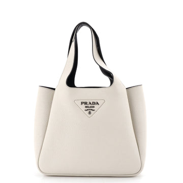 Prada Flou Dynamique Open Tote Vitello Daino Small