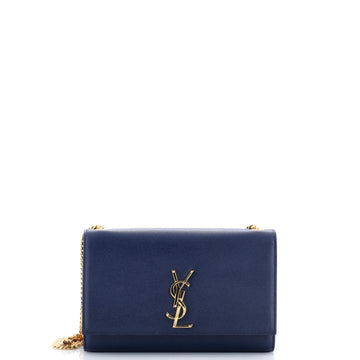 Saint Laurent Classic Monogram Crossbody Bag Grainy Leather Medium