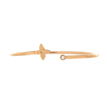 Louis Vuitton Idylle Blossom Twist Cuff Bracelet 18K Rose Gold with Diamond