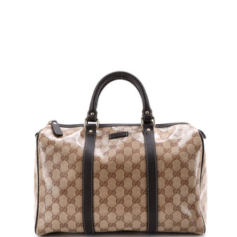 Gucci Joy Boston Bag GG Coated Canvas Medium