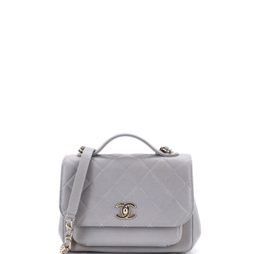 Chanel Business Affinity Flap Bag Quilted Caviar Small
