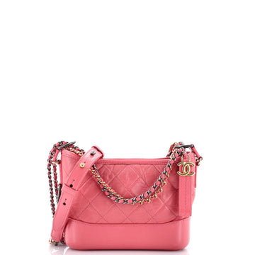 Chanel Gabrielle Hobo Quilted Aged Calfskin Small