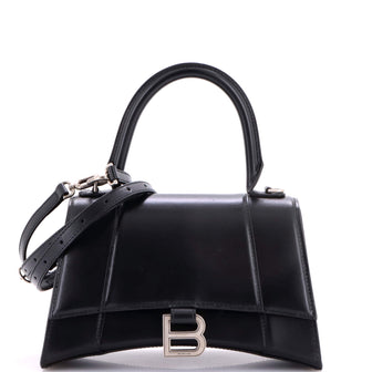 Balenciaga Hourglass Top Handle Bag Leather Small