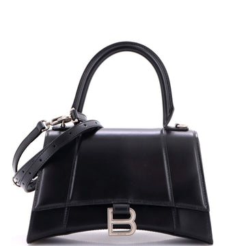 Balenciaga Hourglass Top Handle Bag Leather Small