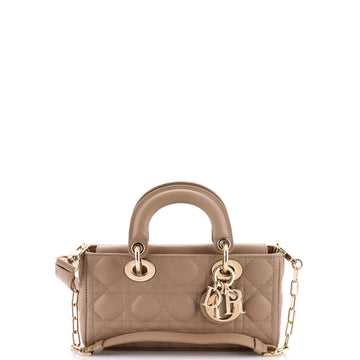 Christian Dior Lady D-Joy Bag Cannage Quilt Lambskin Small