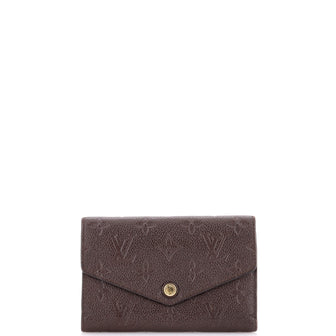 Louis Vuitton Curieuse Wallet Monogram Empreinte Leather Compact