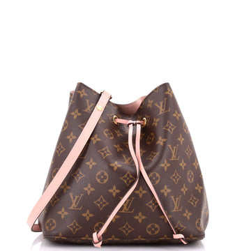 Louis Vuitton NeoNoe Handbag Damier with Leather MM