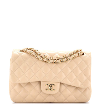 Chanel Classic Double Flap Bag Quilted Lambskin Jumbo