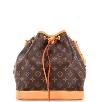 Louis Vuitton Noe Handbag Monogram Canvas Large
