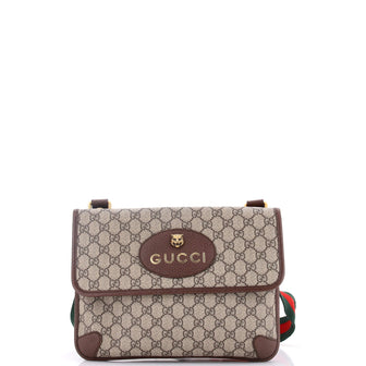 Gucci Neo Vintage Flap Messenger GG Coated Canvas Medium
