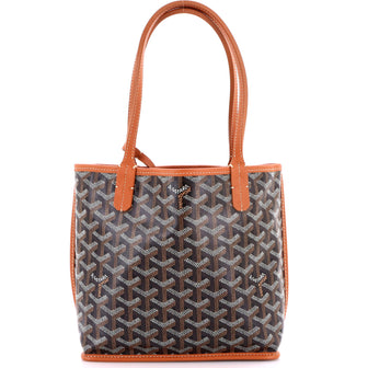 Goyard Anjou Reversible Tote Coated Canvas Mini