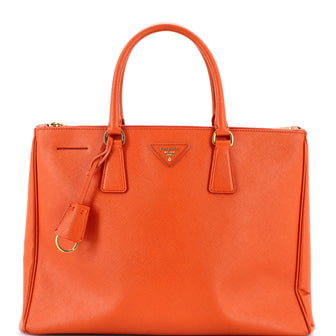 Prada Double Zip Lux Tote Saffiano Leather Large