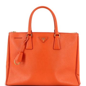 Prada Double Zip Lux Tote Saffiano Leather Large