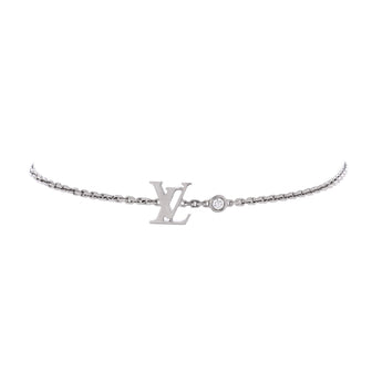 Louis Vuitton Idylle Blossom LV Bracelet 18K White Gold with Diamond