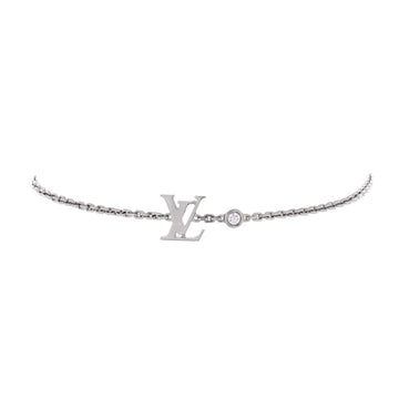Louis Vuitton Idylle Blossom LV Bracelet 18K White Gold with Diamond
