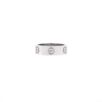 Cartier Love Band Ring 18K White Gold