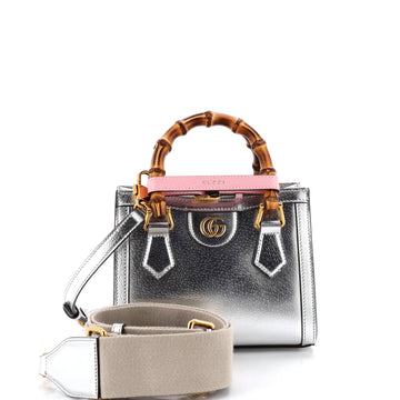 Gucci Diana NM Bamboo Handle Tote Leather Mini